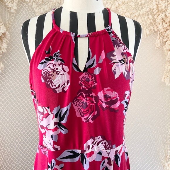 Candie’s Red floral maxi dress - Picture 5 of 9